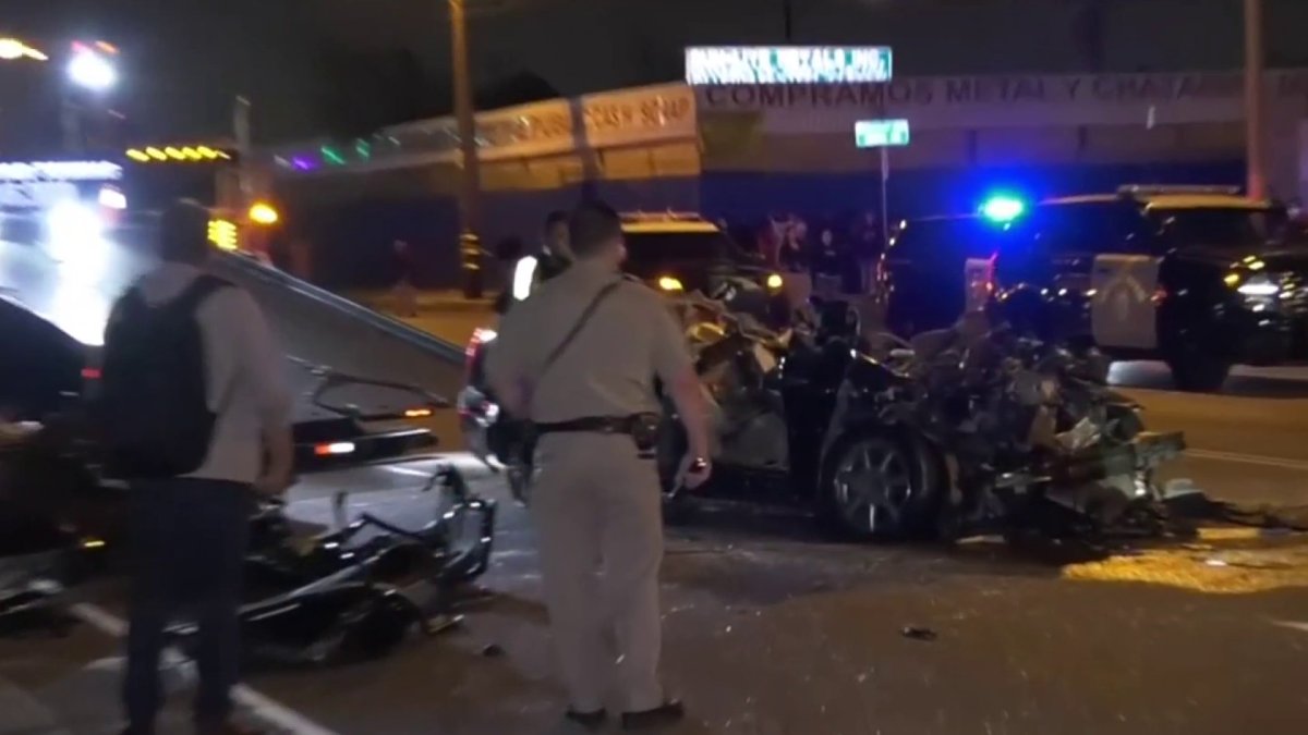 2 Dead in South LA Crash Involving Big Rig NBC Los Angeles
