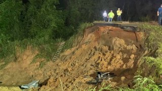 Mississippi highway collapses