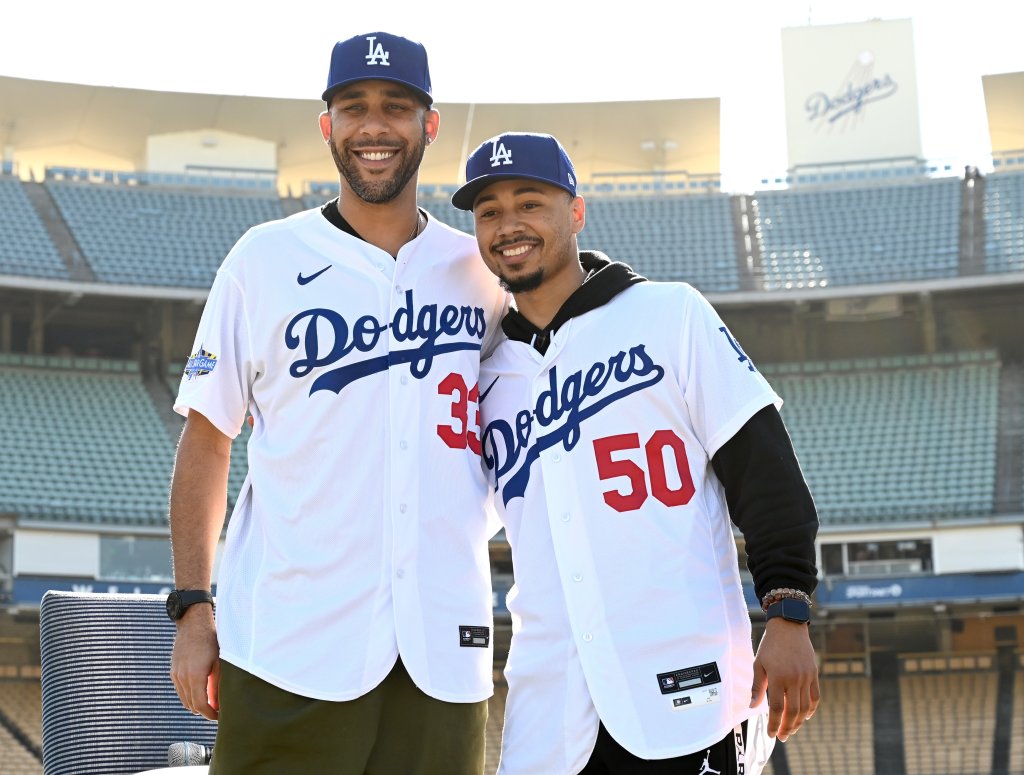 Los Angeles Dodgers Introduce Mookie Betts and David Price