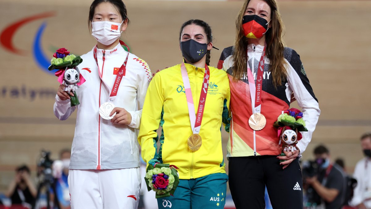 1st Paralympic Gold Medal Goes to Cyclist Paige Greco NBC Los Angeles