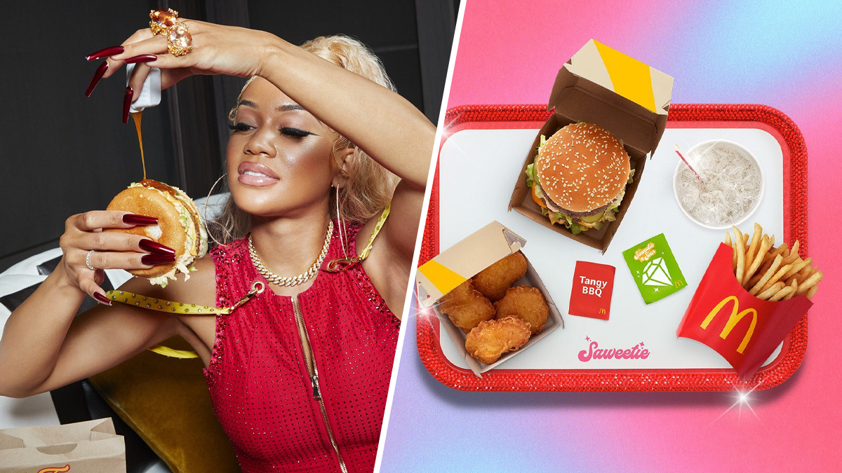 Il pasto del rapper Saweetie’s ora disponibile da McDonald’s – NBC Los Angeles