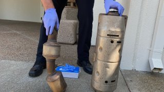 Recovered Pleasanton Catalytic Converters