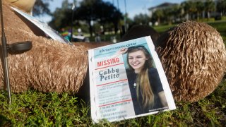 makeshift memorial dedicated to Gabby Petito