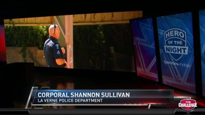 Challenge Hero Of The Night La Verne Police Corporal Shannon Sullivan Nbc Los Angeles