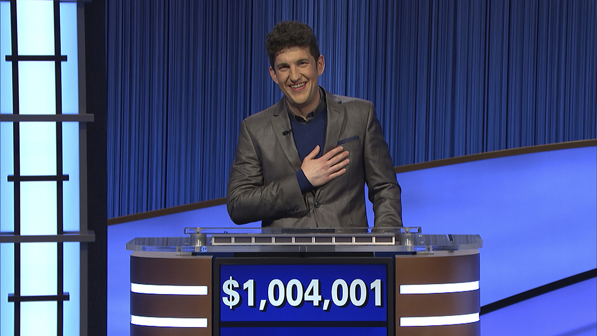 This photo provided by Jeopardy Productions Inc. shows "Jeopardy!"...