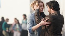 LA BREA -- "Pilot" -- Pictured: (l-r) Zyra Gorecki as Izzy Harris, Eoin Macken as Gavin Harris -- (Photo by: Sarah Enticknap/NBC)