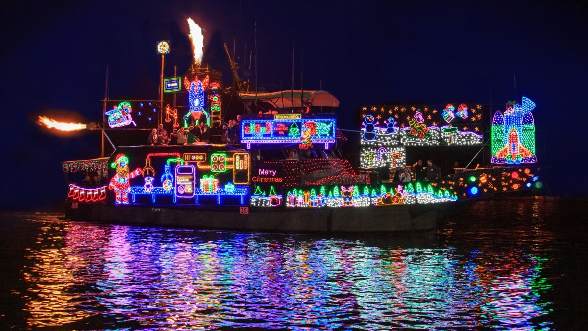 Newport Beach s Big Boat Parade Begins To Grandly Glitter NBC Los Angeles Newport Beach s Big Boat Parade Begins To Grandly Glitter NBC Los Angeles