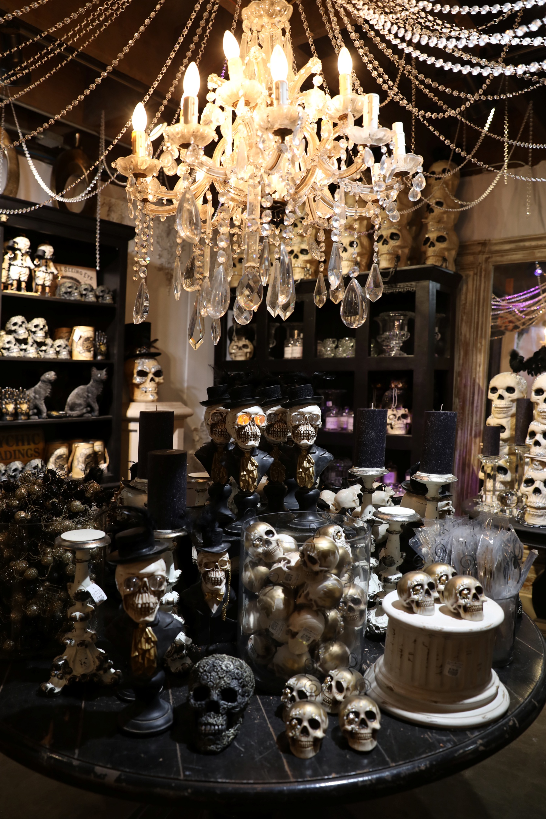 Roger's Gardens has become known for its lavish and detailed Halloween boutiques.