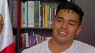 Jesus Morales, better known on TikTok as @juixxe, speaks to Telemundo 20.