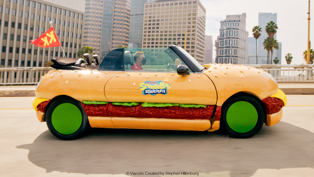 SpongeBob SquarePants’ Patty Wagon is in LA. Here’s How to Catch a Ride