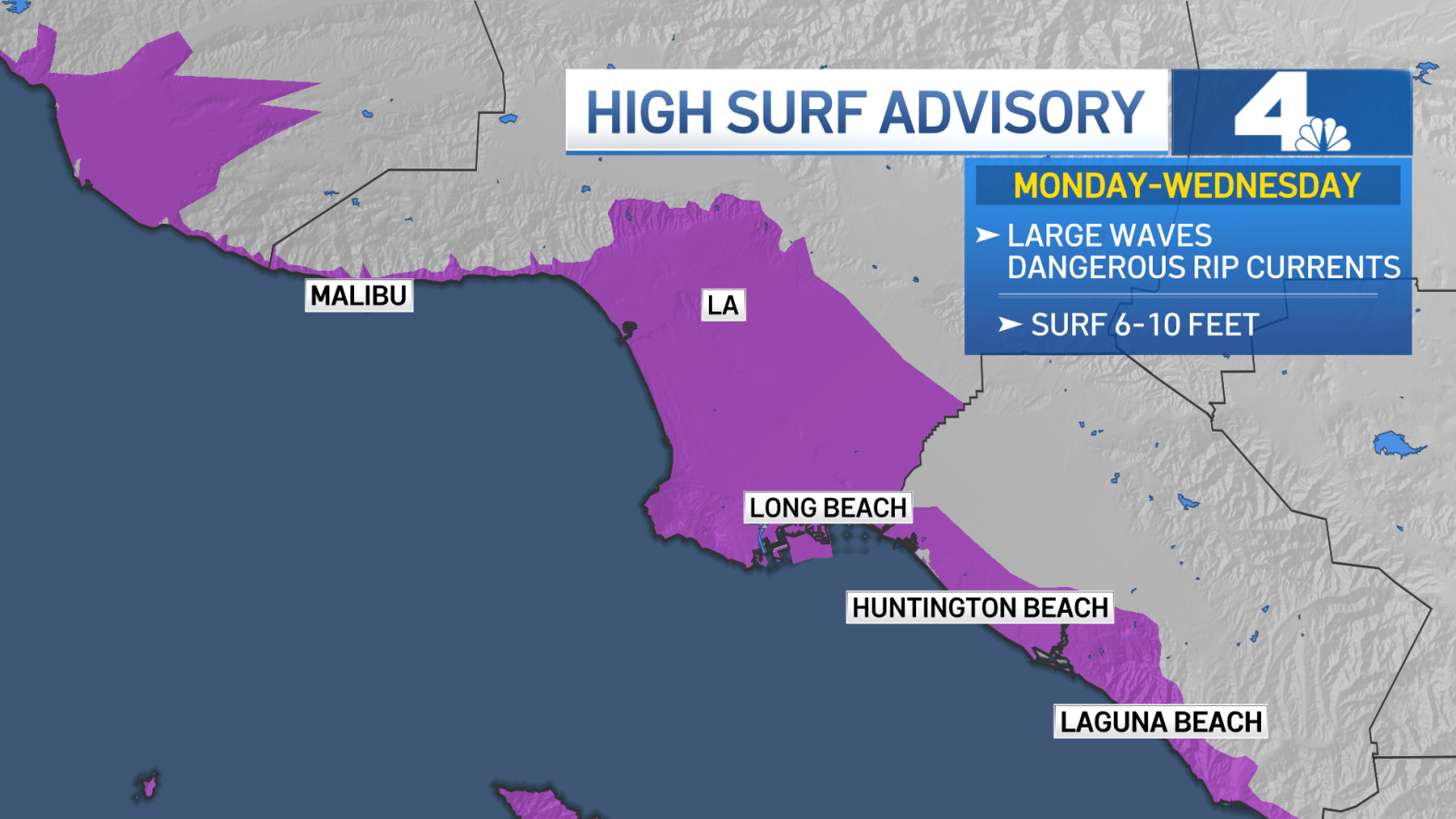 Surf In Snow Get Ready for Rain in SoCal – NBC Los Angeles
