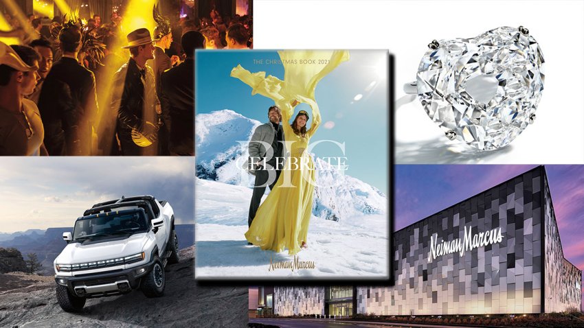 Instead of a lump of coal, how would you like to find a 30.86 carat diamond in your stocking? The $6.1 million heart-shaped gem is the most expensive gift in the new edition of the annual Neiman Marcus Christmas Book.