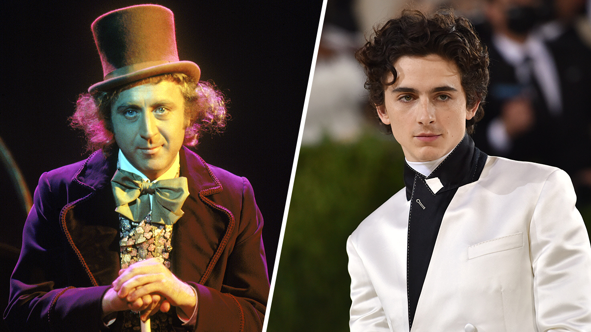 Timothée Chalamet posts first look at himself as Willy Wonka - and fans all  have the same thought