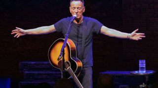 Bruce Springsteen takes his final “Springsteen on Broadway” curtain call at Walter Kerr Theatre on December 15, 2018 in New York City.