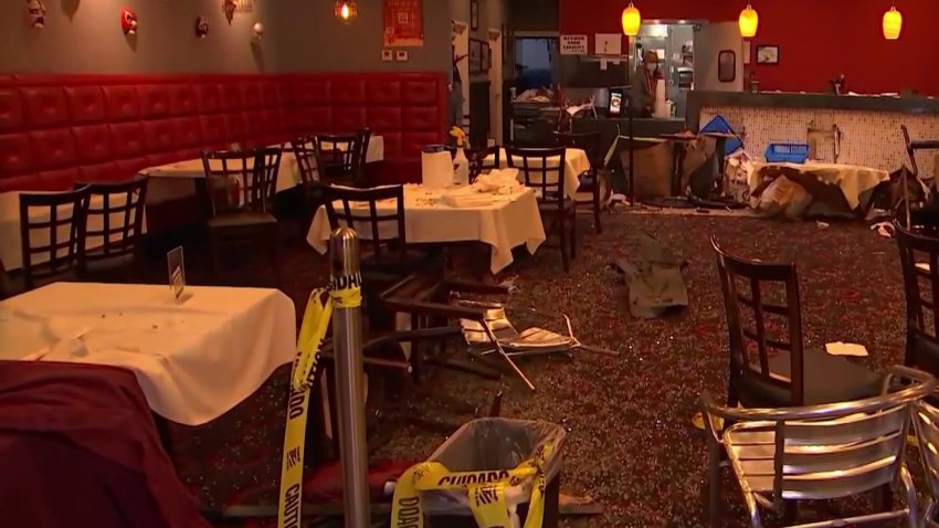 Car Crashes Into Restaurant in Alhambra