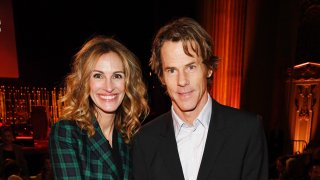 Julia Roberts and Daniel Moder attend CORE Gala: A Gala Dinner to Benefit CORE and 10 Years of Life-Saving Work Across Haiti & Around the World at Wiltern Theatre on January 15, 2020 in Los Angeles, California.
