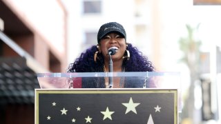 In this Aug. 26, 2019, file photo, Missy Elliott poses in the Press Room with the Michael Jackson Video Vanguard Award during the 2019 MTV Video Music Awards at Prudential Center in Newark, New Jersey.