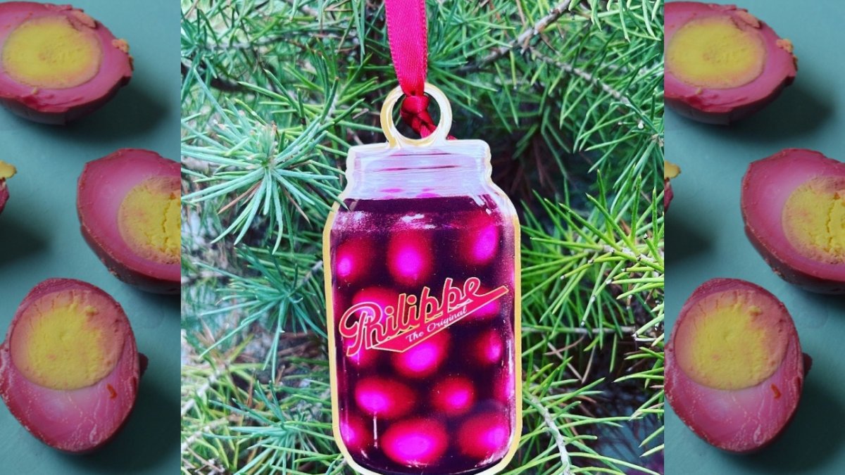 Philippe's New Pickled Egg Ornament Puts Us in the Pink - Vimarsana News