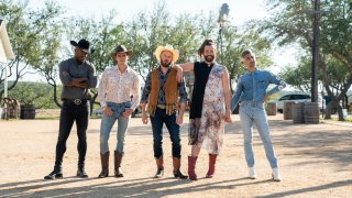 Queer Eye. (L to R) Karamo Brown, Antoni Porowski, Bobby Berk, Jonathan Van Ness, Tan France in episode 602 of Queer Eye.