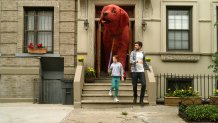 Darby Camp and Jack Whitehall star in "Clifford the Big Red Dog" from Paramount Pictures. Photo Credit: Courtesy Paramount Pictures.