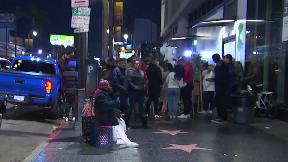 Shooting on Hollywood Walk of Fame Near Vicente Fernández Memorial ...