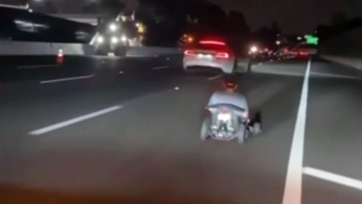 ‘Dangerous, Stupid and Illegal': CHP Pulls Over Go-Kart for Stunt on LA's  101 Freeway