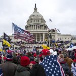 Insurrections loyal to President Donald Trump rally at the U.S. Capitol in Washington, D.C., Jan. 6, 2021.