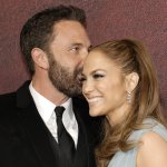 Ben Affleck and Jennifer Lopez attend the Los Angeles premiere of Amazon Studio's "The Tender Bar" at TCL Chinese Theatre on Dec. 12, 2021, in Hollywood, California.