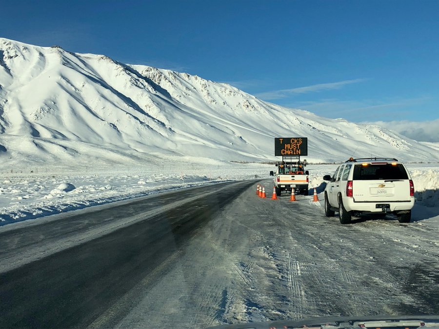 Can it snow in California near Los Angeles/Orange County during