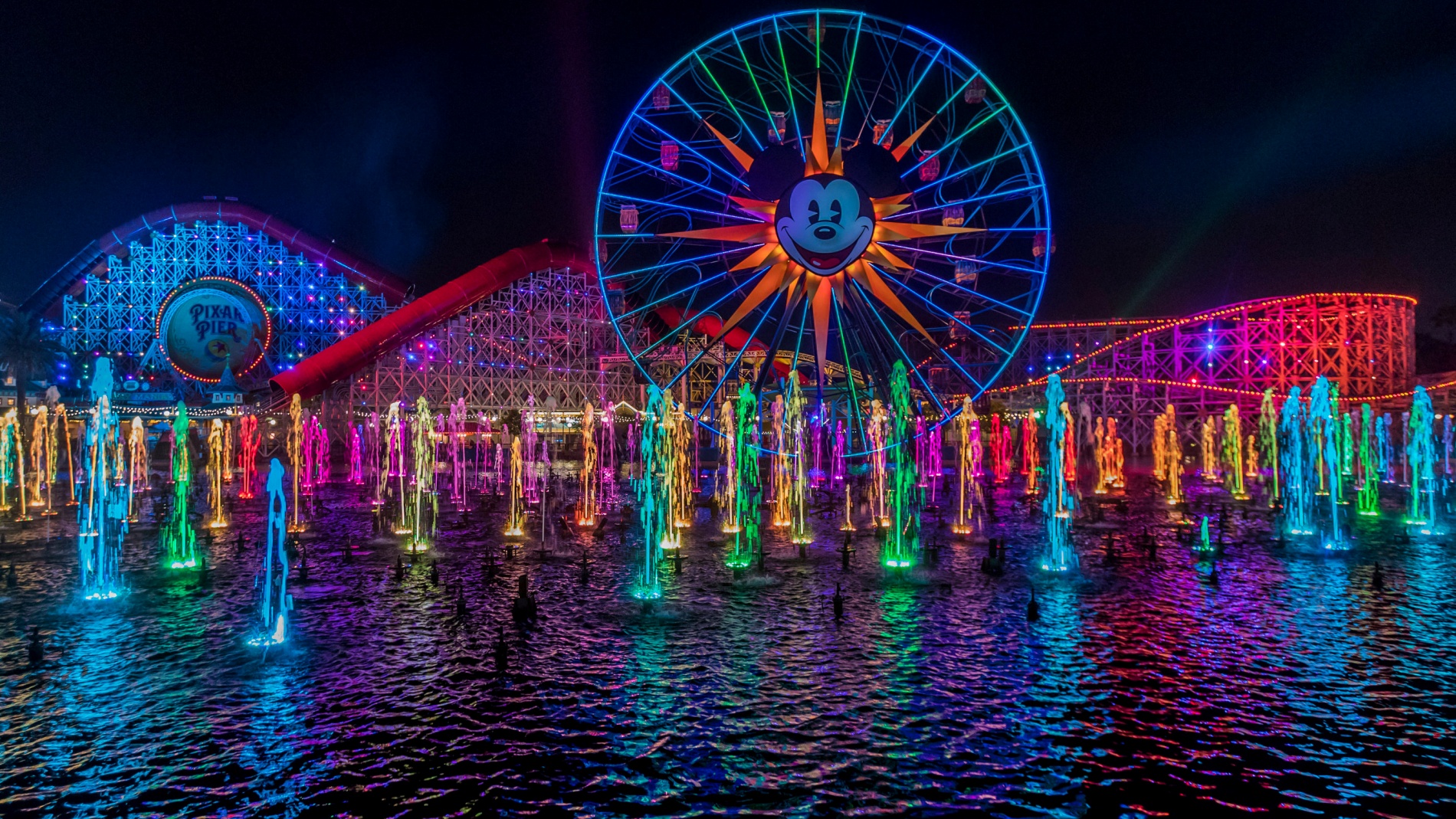 Disney Minnie Mouse Main Attraction December Nighttime Fireworks