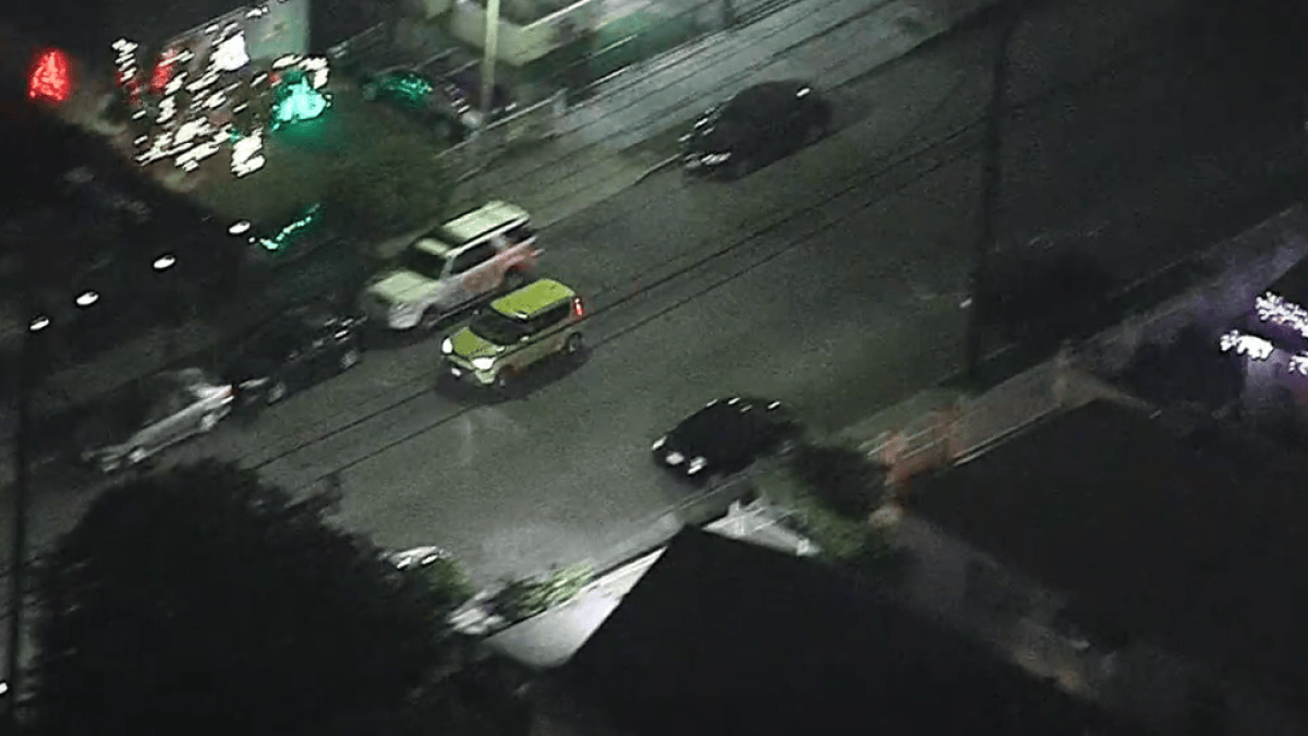 Driver Taken Into Custody After High Speed Pursuit Through LA – NBC Los ...