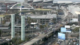 A view of the horseshoe at LAX.