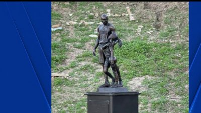 Sculptor Places Statue of Kobe and Gianna Bryant on Site of 2020 Helicopter Crash
