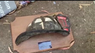 Firefighter's Helmet Trashed by Cargo Thieves Returned to Family