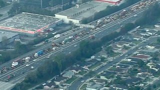 A view of the 405 Freeway Wednesday Jan. 5, 2022.