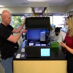 CEO of Codex DNA, Todd Nelson, gives NBC 7's Madison Weil a tour of the laboratory, Jan. 24, 2022.