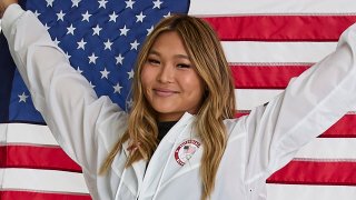 Chloe Kim at a September 2021 photoshoot in Irvine, California