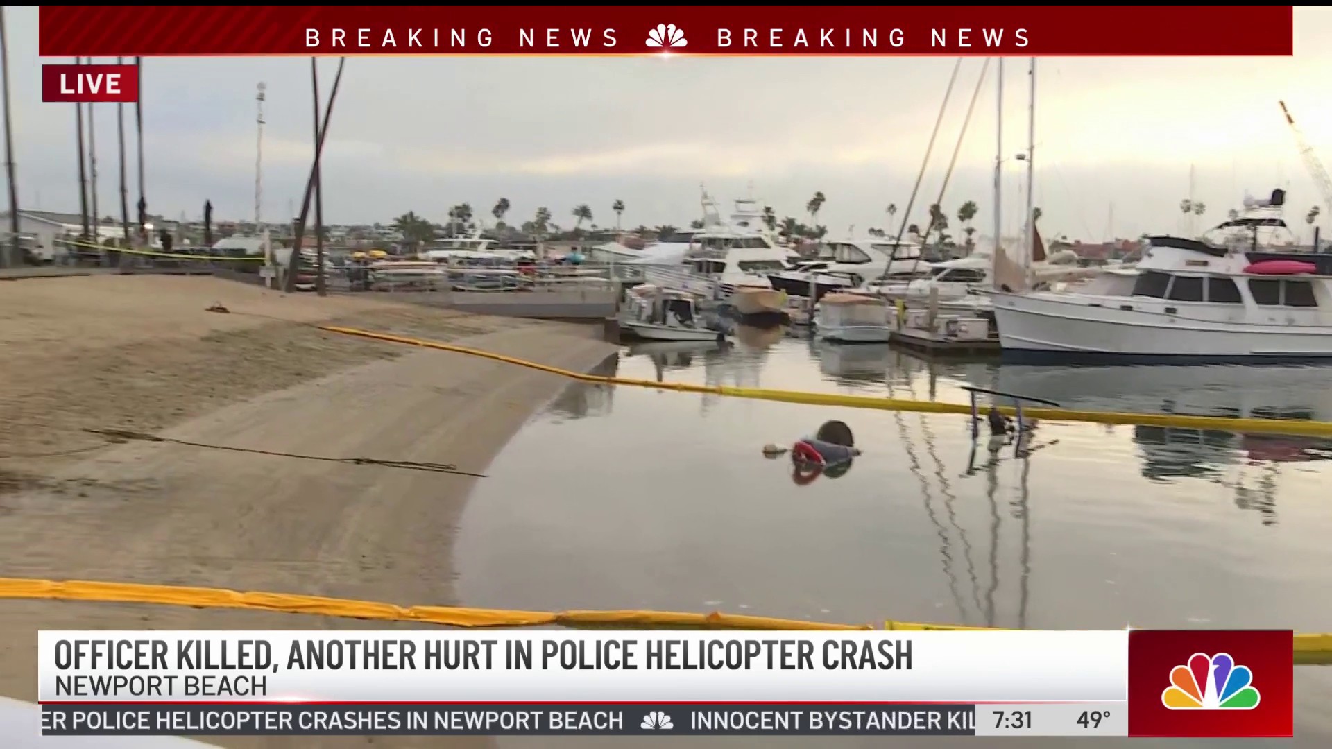 HBPD helicopter crash site