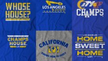 Los Angeles Rams Super Bowl 2022 champions shirts, hats: Where to get  victory fan gear and more 