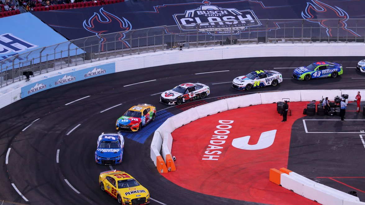 Photos Scenes From the NASCAR Clash at the Coliseum NBC Los Angeles