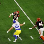 Cincinnati Bengals quarterback Joe Burrow throws a pass