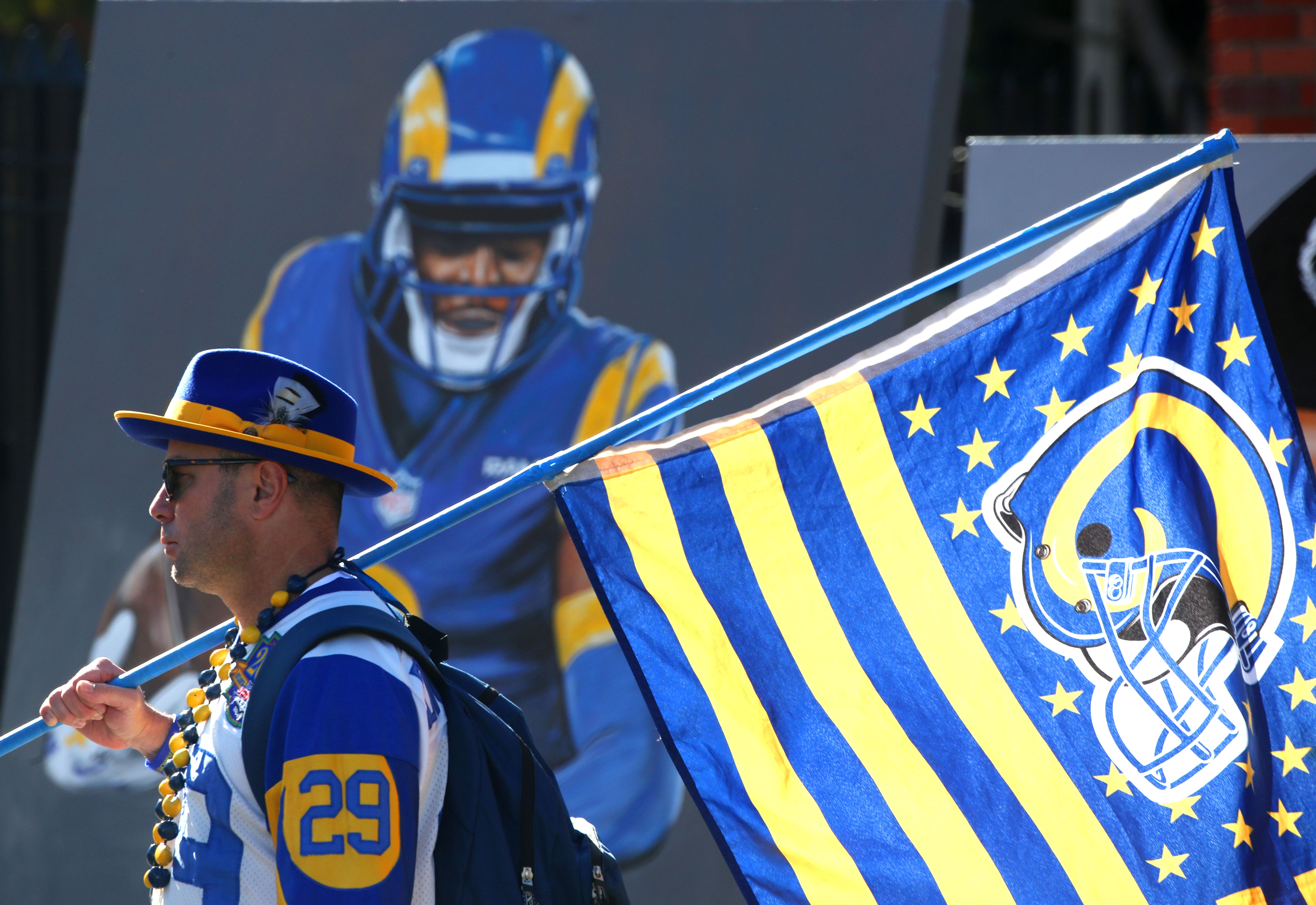 LA Rams Super Bowl Champions New Era snap back Flat Bill Parade