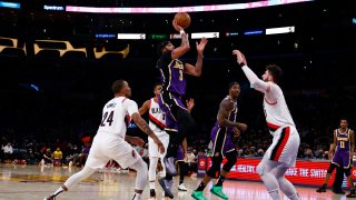 Portland Trail Blazers v Los Angeles Lakers