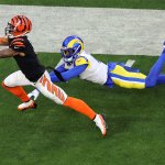 Ja'Marr Chase #1 of the Cincinnati Bengals makes a catch