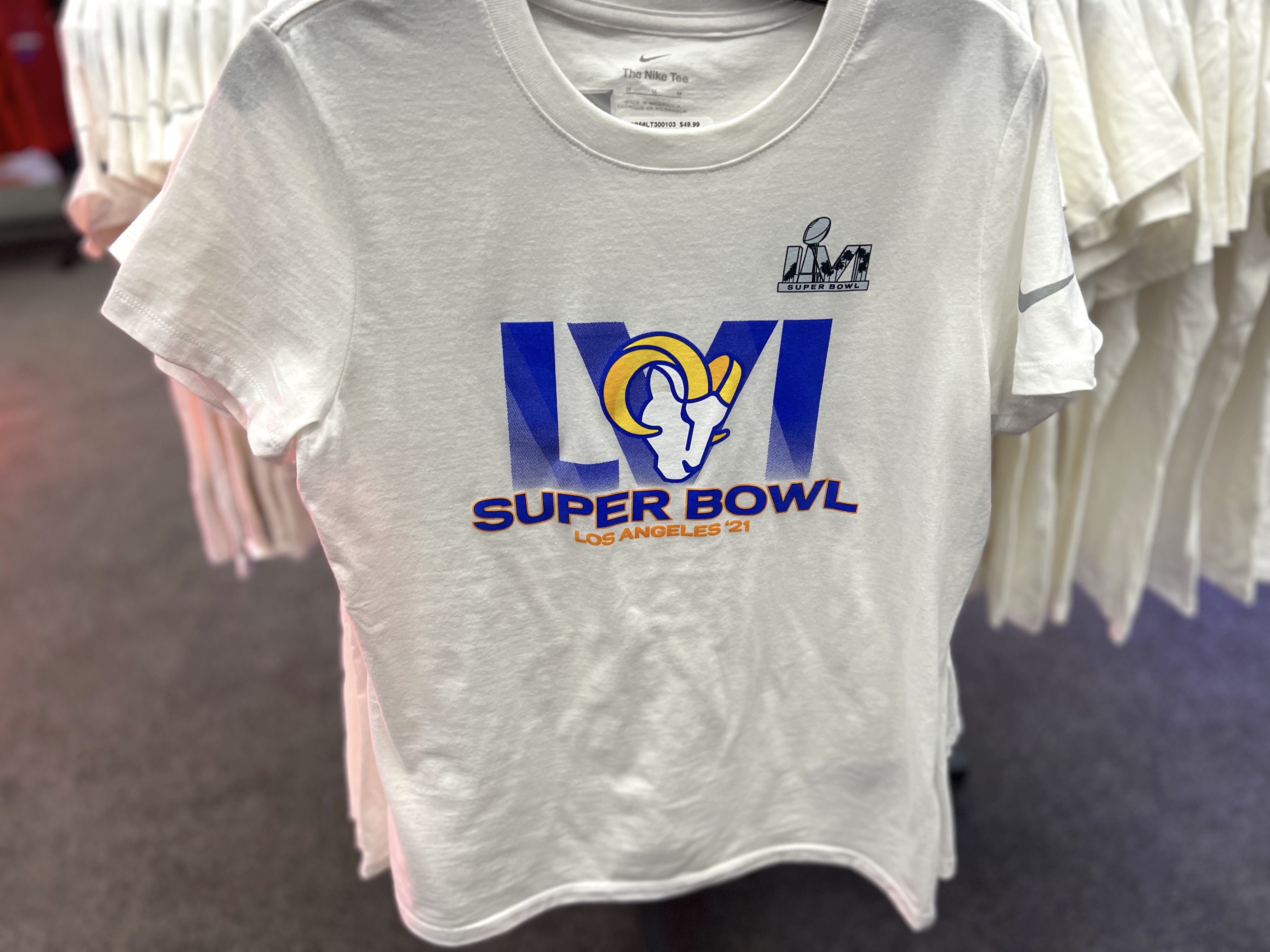 Los Angeles Rams Super Bowl Lvi Vapor Gold Trim Custom Jersey - All St