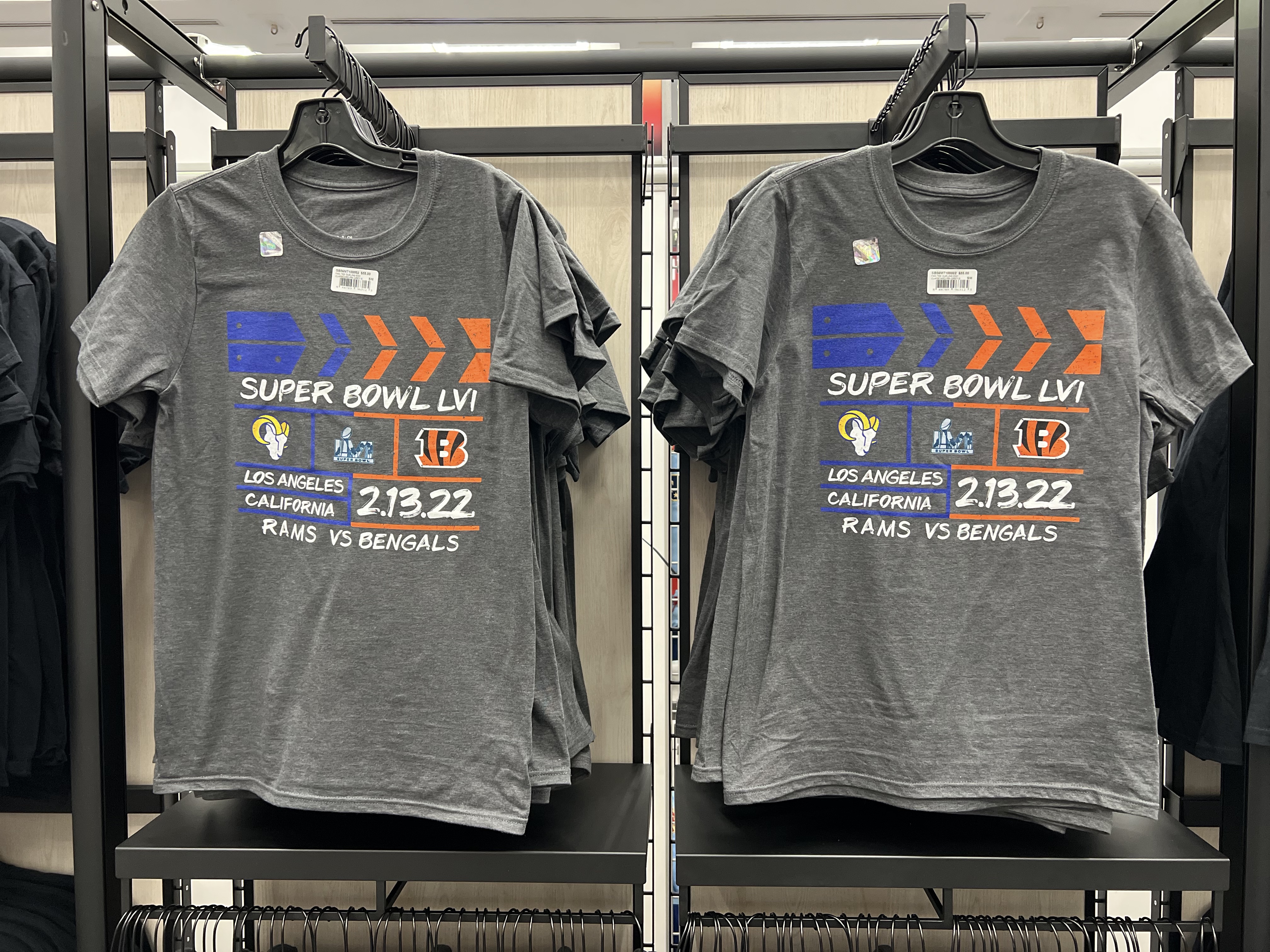 Rams and Bengals shirts: The weird world of Super Bowl merch - Los Angeles  Times