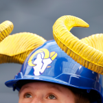 A Rams fans attend Super Bowl LVI