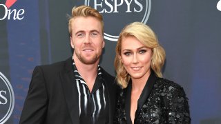 Aleksander Kilde and Mikaela Shiffrin attend the 2021 ESPY Awards