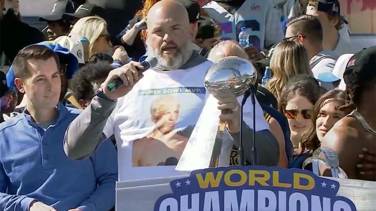 Here's How Rams' Andrew Whitworth Got His Cooper Kupp Shirt – NBC Los  Angeles
