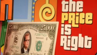 Host Drew Carey attends "The Price Is Right" Daytime Emmys-Themed episode taping at CBS Studios on May 24, 2010 in Los Angeles, California.